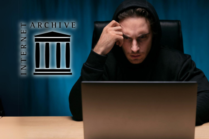 Panic in the digital sphere : Cyberattack on popular Internet Archive platform !